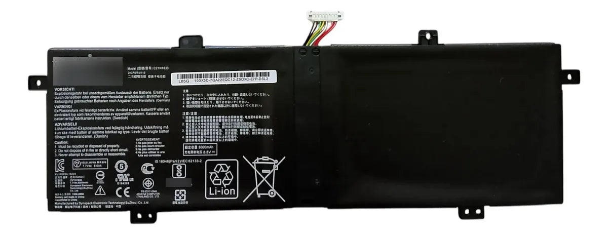 BATERIA ORIGINAL C21N1833 Asus ZenBook UX431FL S4500F V431FL UM431 U4500