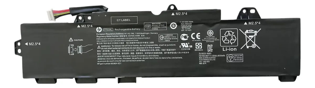 BATERIA ORIGINAL TT03XL HP EliteBook 850 G5/ 850 G6 ZBook 15U G5 