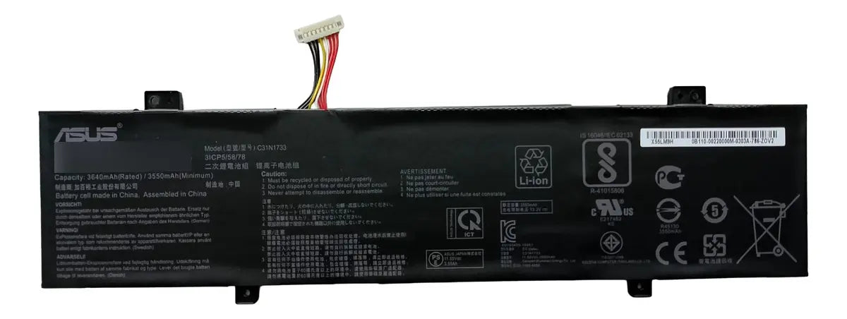 BATERIA ORIGINAL C31N1733 ASUS VivoBook Flip 14 TP412U TP412UA TP412FA TP412UA-IH31T