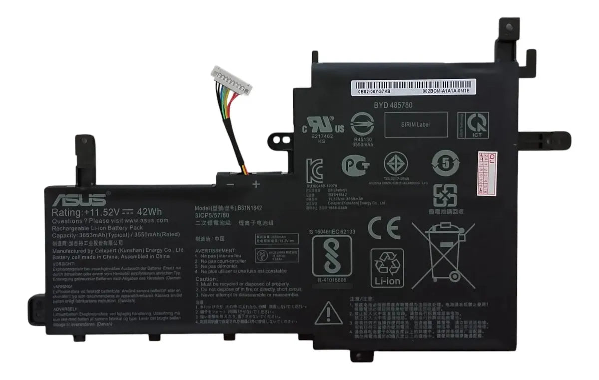 Batería Original B31N1842 ASUS VIVOBOOK S15 S531FL S531FA K531FA S531FA-BQ028T 