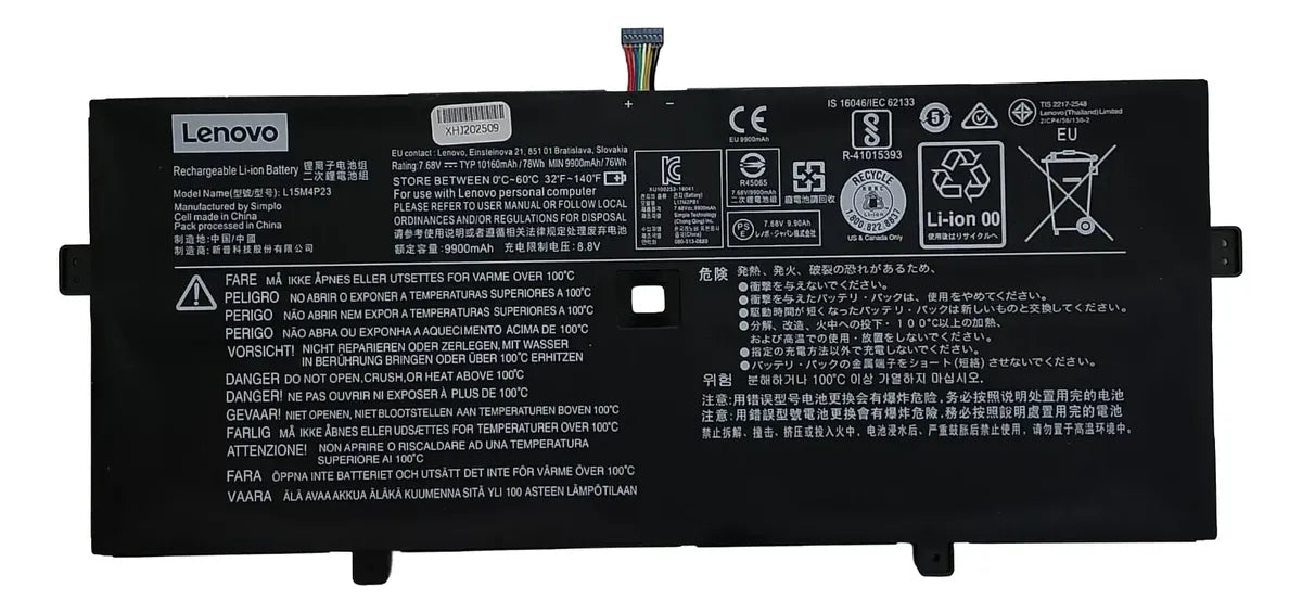 BATERIA ORIGINAL L15M4P23 Lenovo Yoga 910 910-13IKB 5 Pro