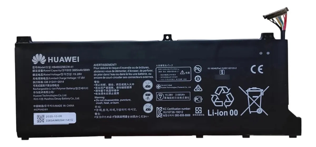 BATERIA ORIGINAL HB4692Z9ECW-41 HUAWEI MATEBOOK D 14 NBL-WAP9R NBL-WAP9H
