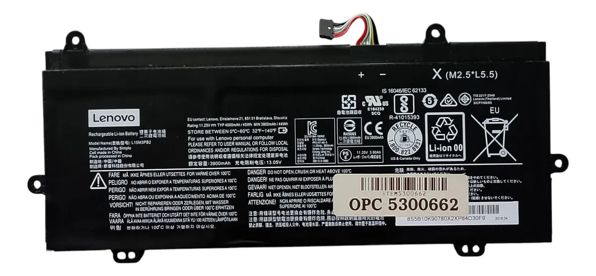 BATERIA ORIGINAL L15M3PB2 LENOVO WINBOOK N22 N23 5B10K90783 L15C3PB0 