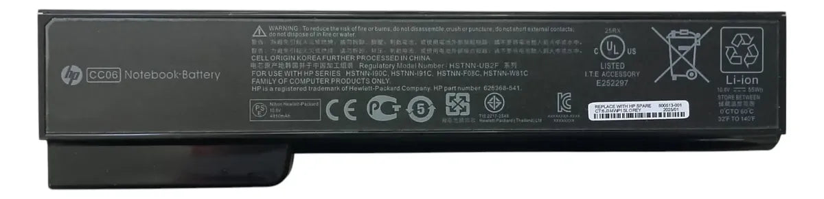 BATERIA ORIGINAL CC06 HP EliteBook 8460W 8460P 8560P ProBook 6560b 6460b 6360