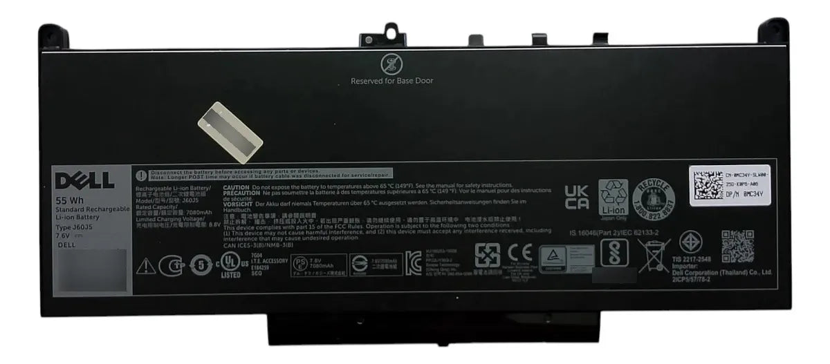 BATERIA ORIGINAL J60J5 DELL LATITUDE E7270 E7470 MC34Y GG4FM R97YT