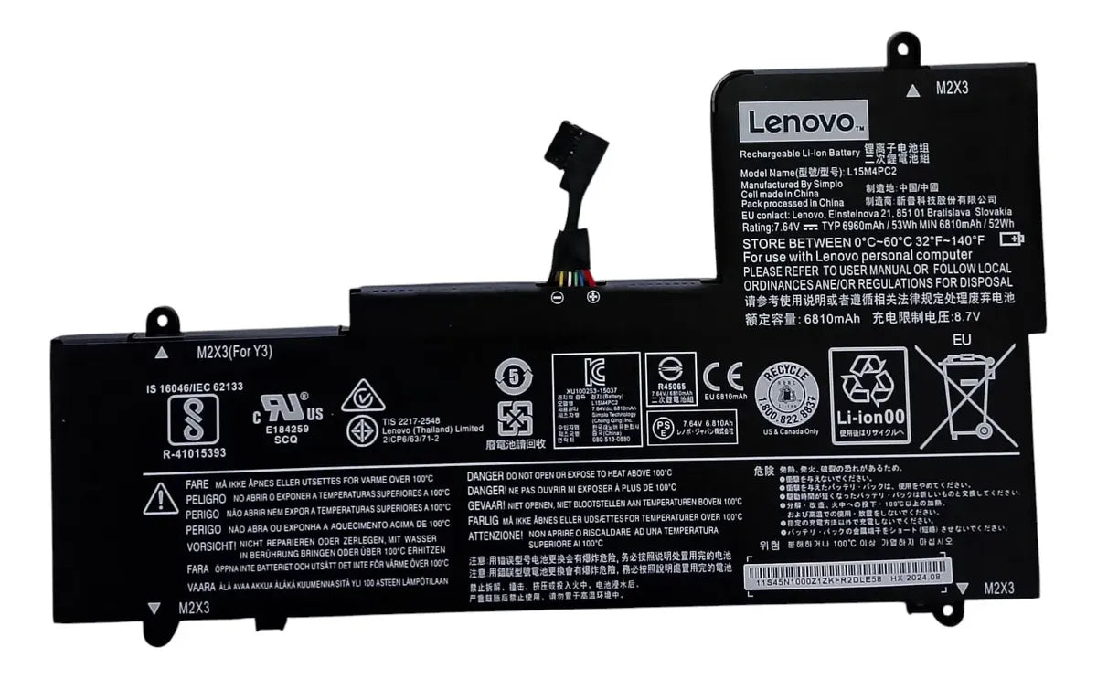 BATERIA ORIGINAL L15M4PC2 LENOVO YOGA 710-14ISK 710-15IKB 5B10K90778 