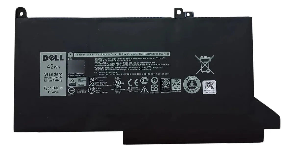 Batería Original DJ1J0 Dell Latitude 12 7280 7290 13 7380 7390 14 7480 7490