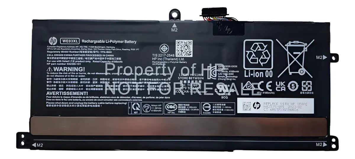 BATERIA ORIGINAL WE03XL HP Pavilion Plus 14-ew 14-ey N42388-2F1 TPN-DB1R