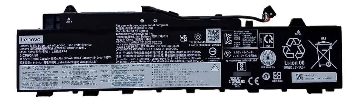 BATERIA ORIGINAL L19M3PF4 LENOVO IDEAPAD 5-14ARE05 5-14IIL05