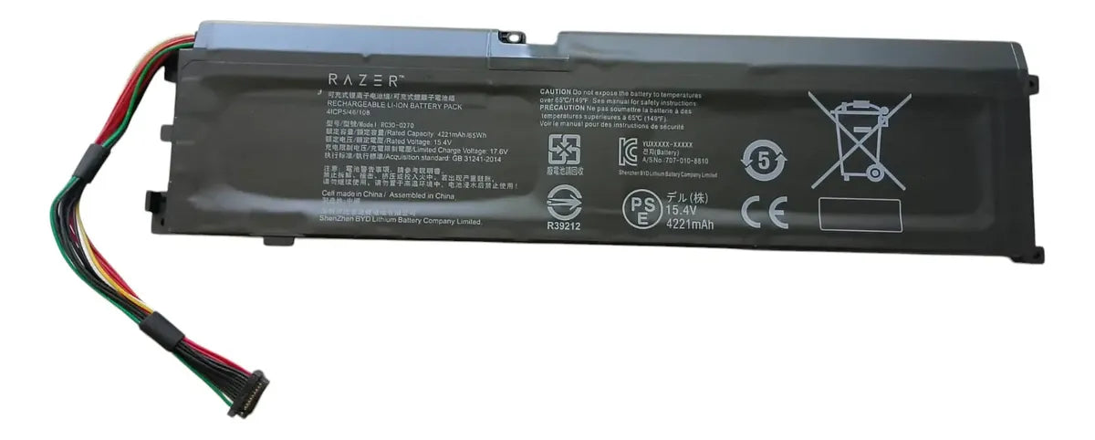 BATERIA ORIGINAL RC30-0270 Razer Blade 15 2018 2019 base RZ09-0270 RZ09-0300