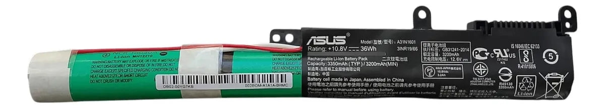 BATERIA ORIGINAL A31N1601 ASUS X541 X541SC X541UV F541UA R541UV X541UV
