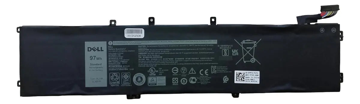 BATERIA ORIGINAL DELL 4K1VM G7 17 7700 97Wh W62W6