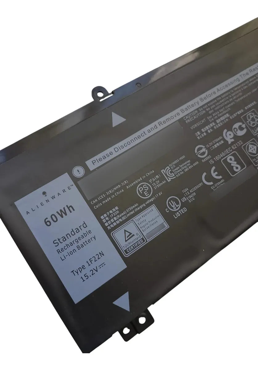 BATERIA ORIGINAL 1F22N DELL G7 7590 7790 G5 15 5590 ALIENWARE M15 R1 2018 M17 R1 2019