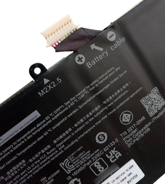 BATERIA ORIGINAL 7VKV9 DELL XPS 12 9250 LATITUDE 12 7275 SERIES 9TV5X 0V55D0