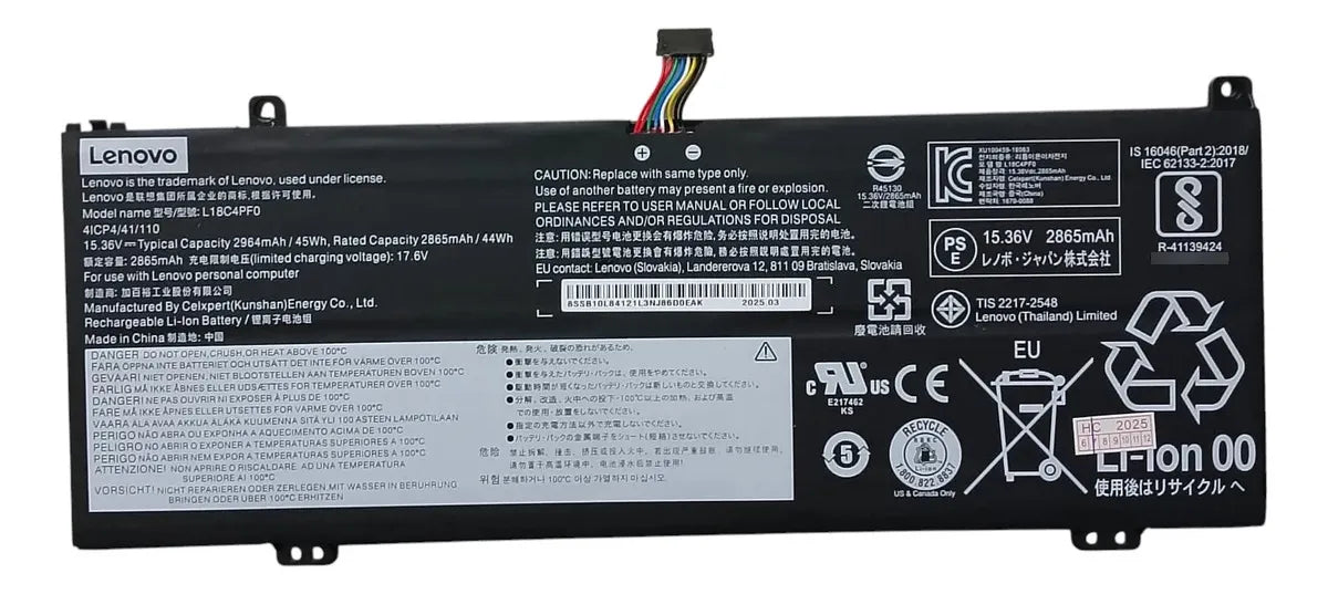 BATERIA ORIGINAL L18C4PF0 LENOVO THINKBOOK 13s-IWL 14s L18D4PF0 L18M4PF0