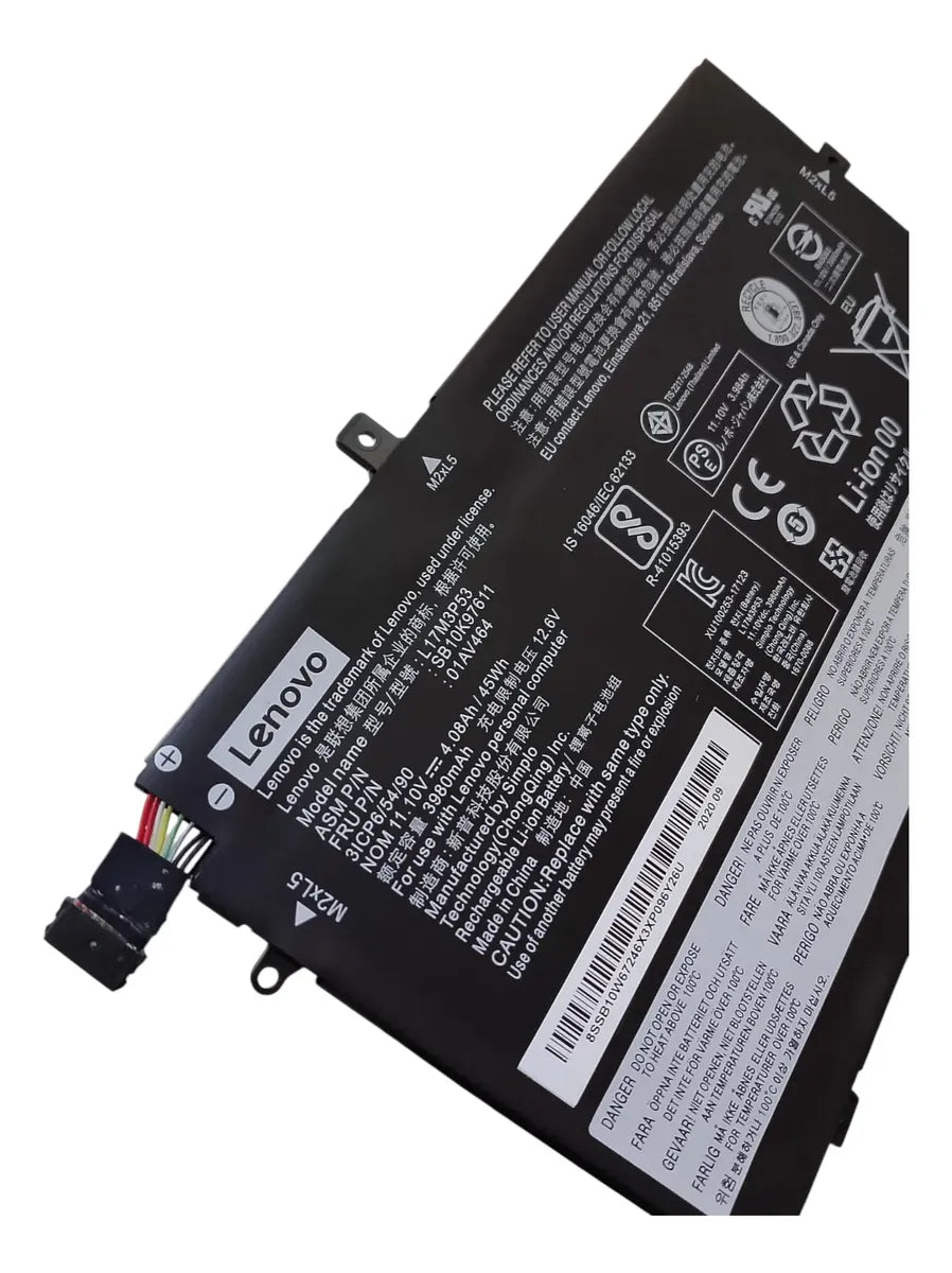 BATERIA ORIGINAL L17M3P53 LENOVO THINKPAD L14 L15 Gen 1 L480 L490