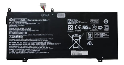 BATERIA ORIGINAL CP03XL HP SpectreX360 13 X360 13-ae000 13-ae011dx 13-ae012dx