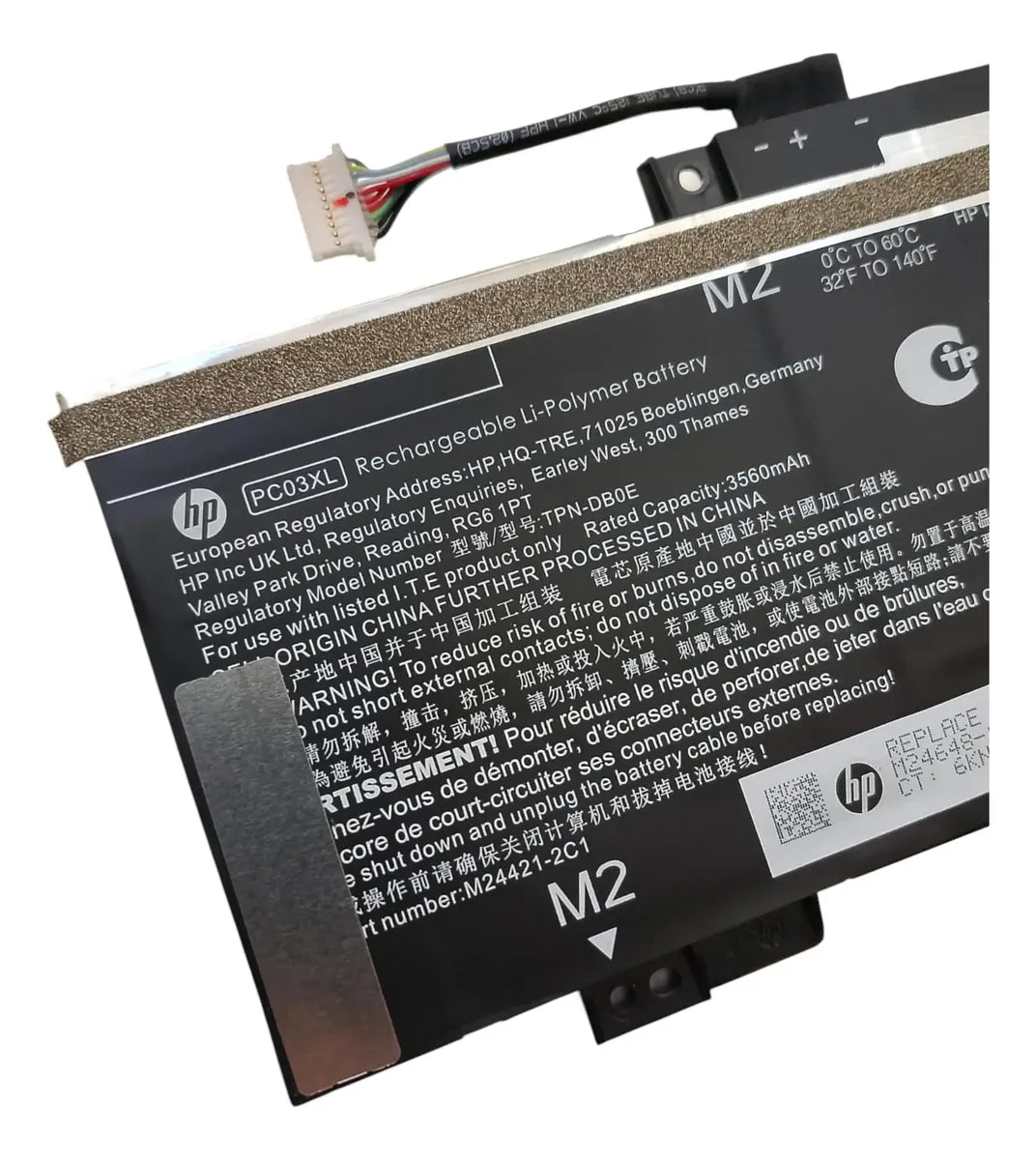 BATERIA ORIGINAL PC03XL HP Pavilion x360 14 15 TPN-DB0E M24648-005 HSTNN-OB1W