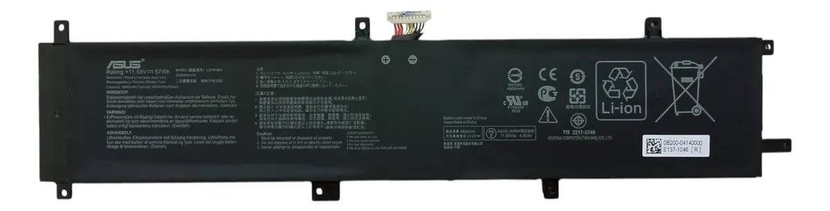 Batería Original C31N1834 Asus ProArt StudioBook 17 W700GV W700G3T W700G2T H700GV