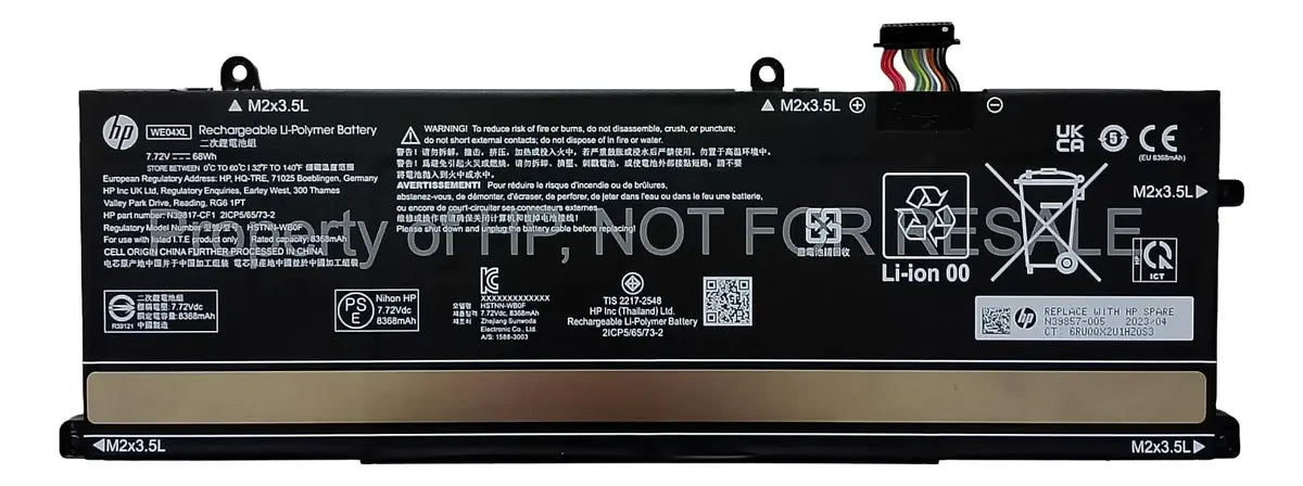 BATERIA ORIGINAL WE04XL HP Pavilion Plus 14-EW 14-EY 16-AB Series