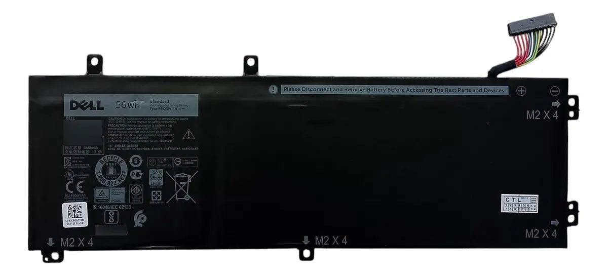 BATERIA ORIGINAL RRCGW DELL PRECISION 5510 5520 5530 5540 XPS 15 9560 9550 9570 H5H20