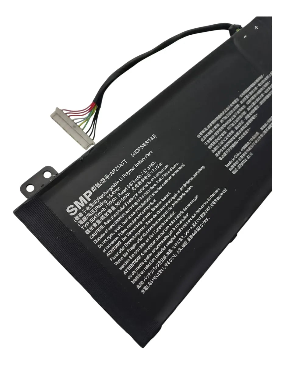 BATERIA OEM AP21A7T SMP ACER NITRO 5 AN517-55 PH315-55 AP21A8T&nbsp;