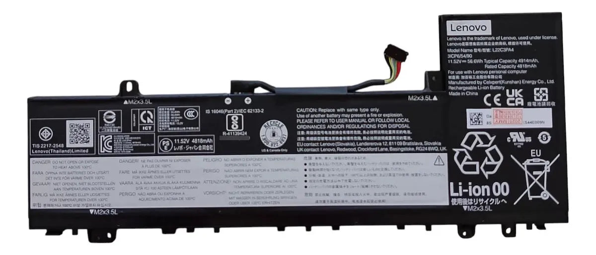 BATERIA ORIGINAL L22C3PA4 LENOVO IdeaPad Slim 5-14ABR8