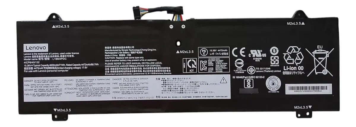 BATERIA ORIGINAL L19M4PDC LENOVO YOGA 7-15ITL5 7-14ITL5 14C L19C4PDC L19L4PDC