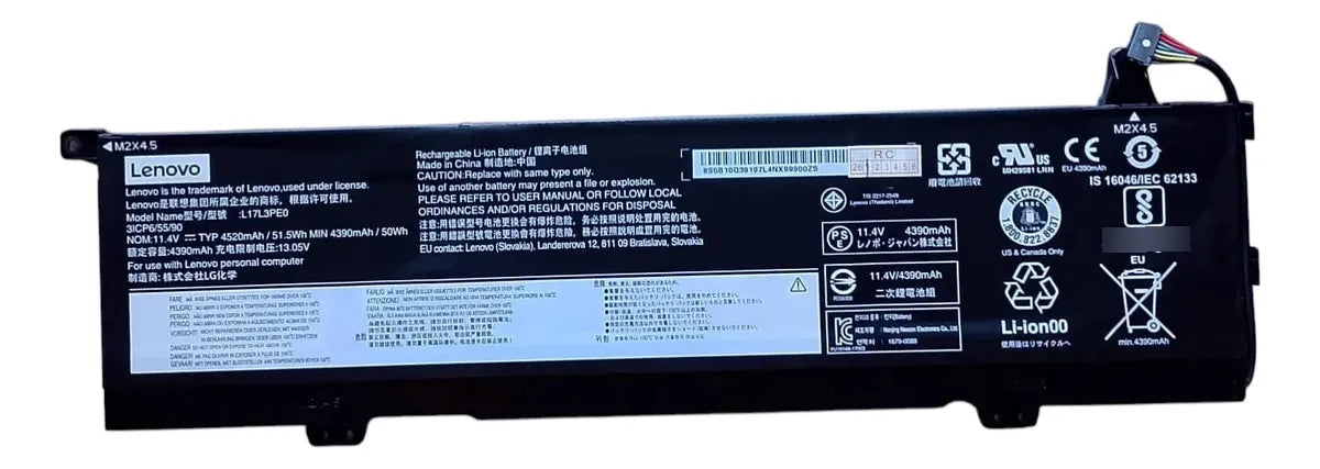 BATERIA ORIGINAL L17L3PE0 LENOVO YOGA SERIE 730-15 730-15IKB 730-15IWL L17C3PE0