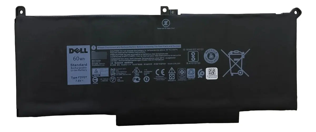 BATERIA ORIGINAL F3YGT Dell Latitude 12 7000 7280 7290 13 7380 7390 14 7480 7490