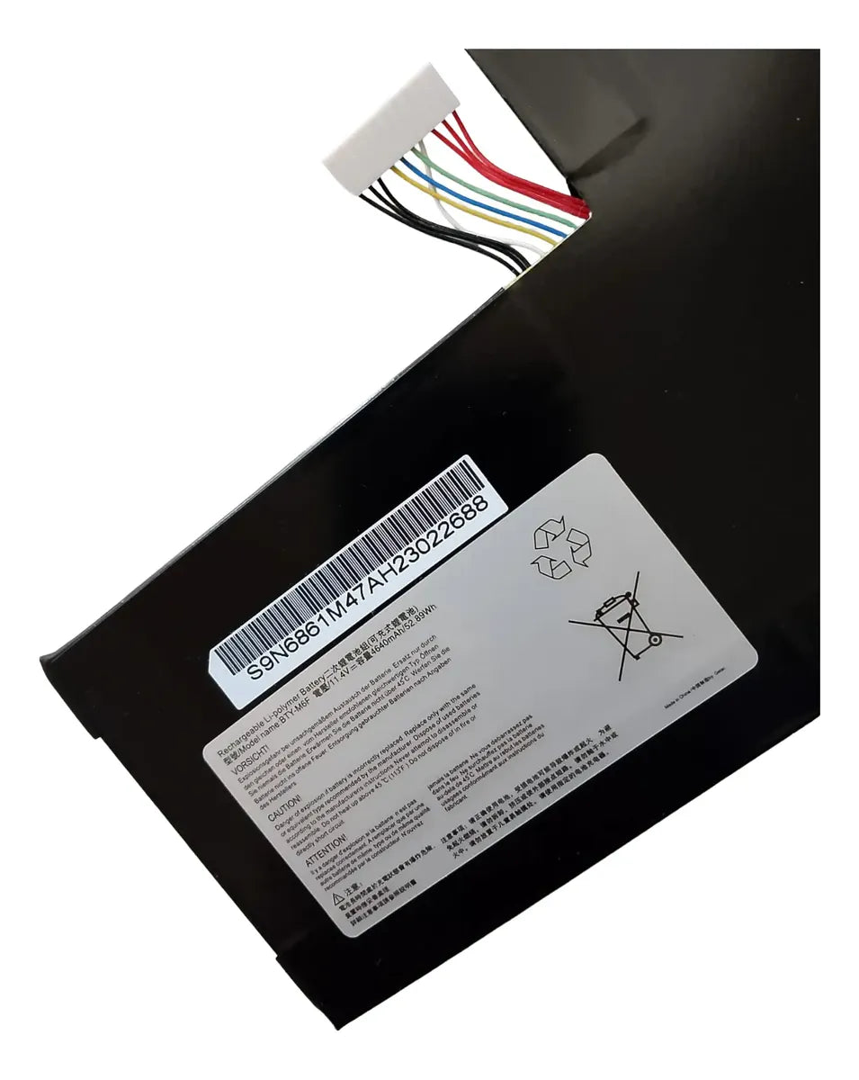 BATERIA ORIGINAL BTY-M6F MSI GS60 2QC 2QE 2PM 2PC 2PL 6QC PX60 6QE 6QD