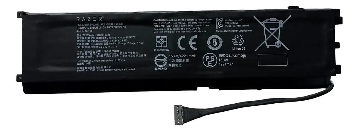 BATERIA ORIGINAL RC30-0328 Razer Blade 15 2020 2021