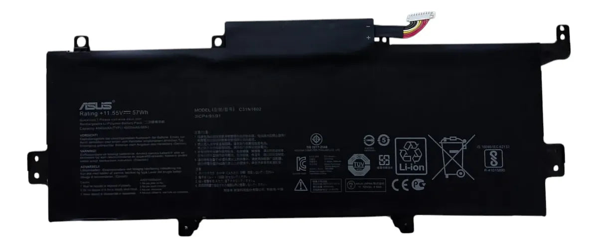 BATERIA ORIGINAL C31N1602 Asus Zenbook UX330UA U3000U UX330U UX330UAK