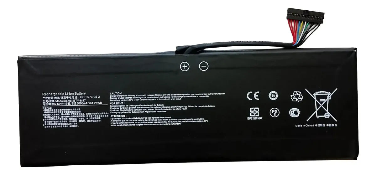 BATERIA ORIGINAL BTY-M47 Msi GS40 6QD 6QE GS43 GS43VR 7RE 6RE MS-14A1