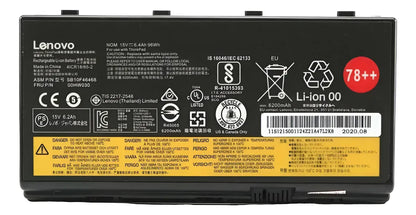 BATERIA ORIGINAL 00HW030 78++ LENOVO THINKPAD P70 P71 01AV451 SB10F46468