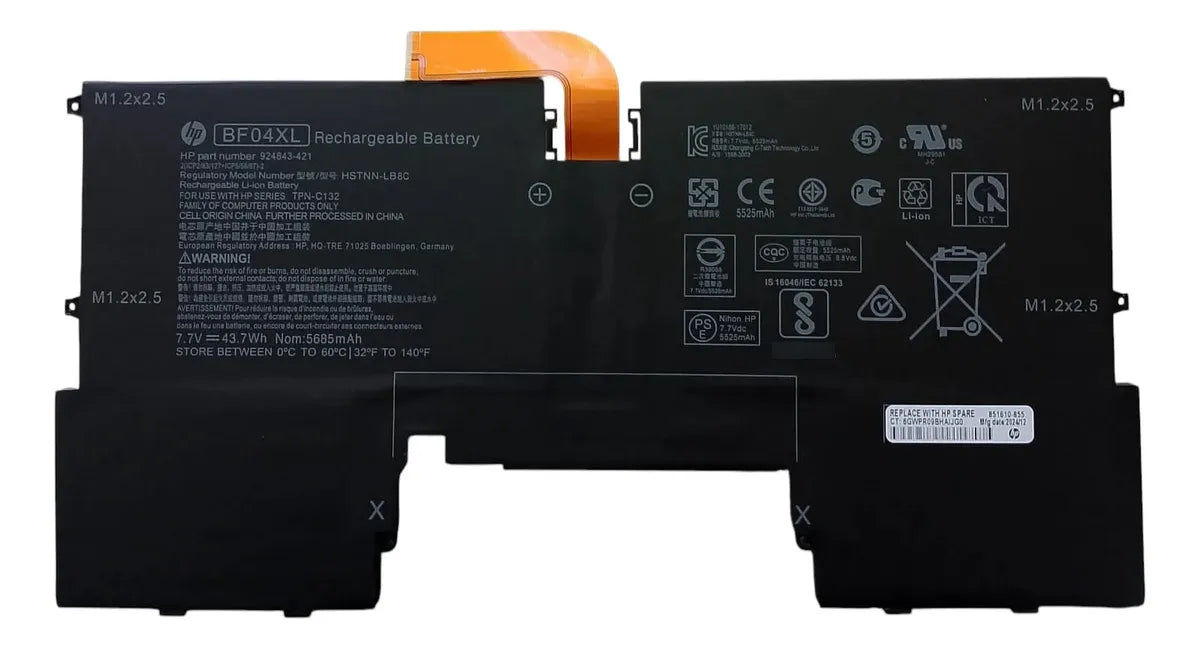 BATERIA ORIGINAL BF04XL HP SPECTRE 13-V116TU 13-V117TU HSTNN-LB8C &nbsp;924843-421