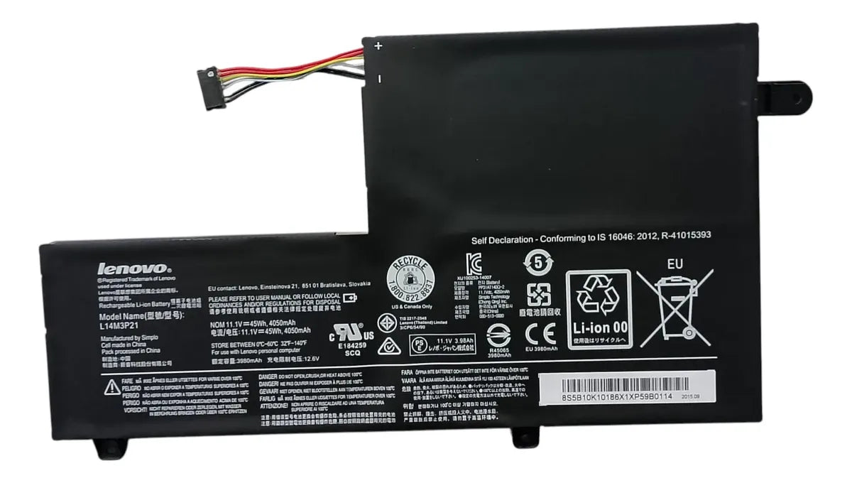 BATERIA ORIGINAL L14M3P21 LENOVO IDEAPAD 510S 510S-13IKB 510S-14ISK