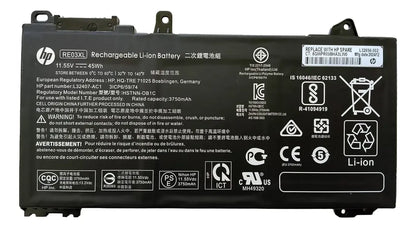 BATERIA ORIGINAL RE03XL HP ProBook 430 440 445 450 455R G6 G7 HSTNN-DB9N