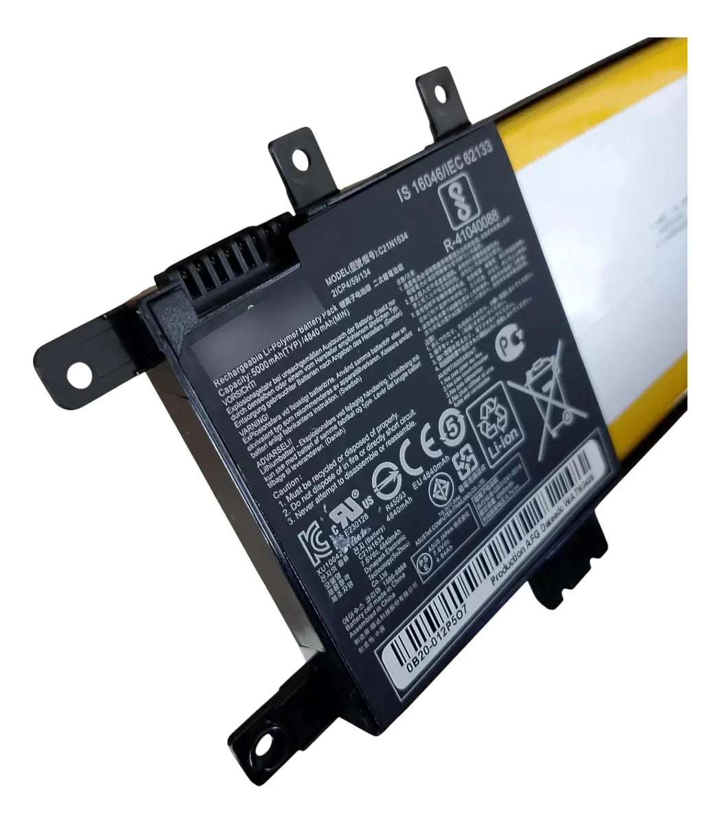 BATERIA ORIGINAL C21N1634 Asus A580U X580U X580B A542U R542U R542UR X542U