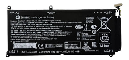 BATERIA ORIGINAL LP03XL HP ENVY 15-ae HSTNN-DB7C 804072-241 807417-005