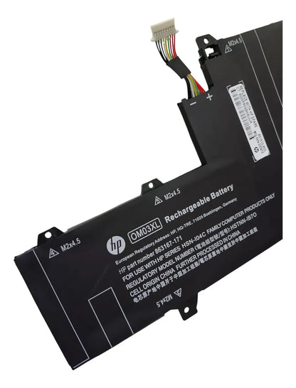 BATERIA ORIGINAL OM03XL HP ELITEBOOK X360 1030 G2 HSN-I04C SERIE 863280-855