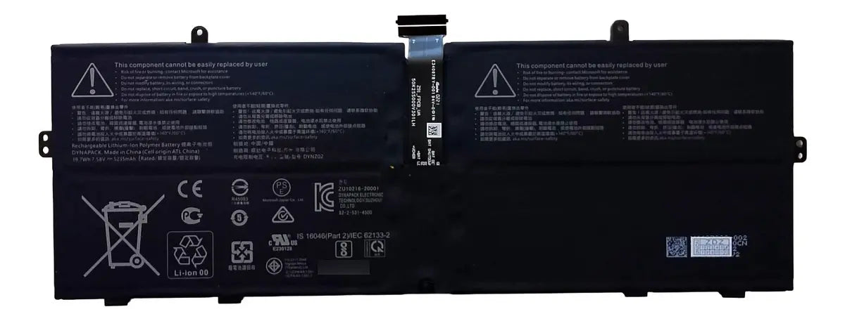 BATERIA ORIGINAL DYNZ02 Microsoft "Surface Go" 1/2/3, 12.4"1943, 2013