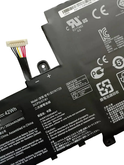 BATERIA ORIGINAL B31N1729 ASUS VivoBook S15 S530F S530UA S530UN X530FN S530UF