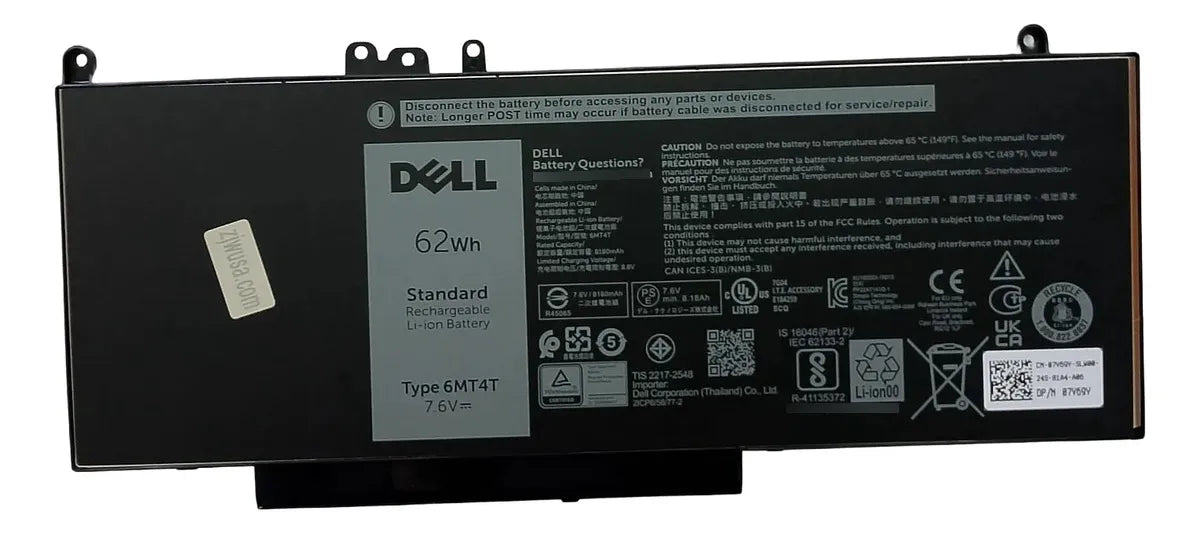 BATERIA ORIGINAL 6MT4T DELL LATITUDE 14 E5470 15 5000 E5570 E5450 E5550