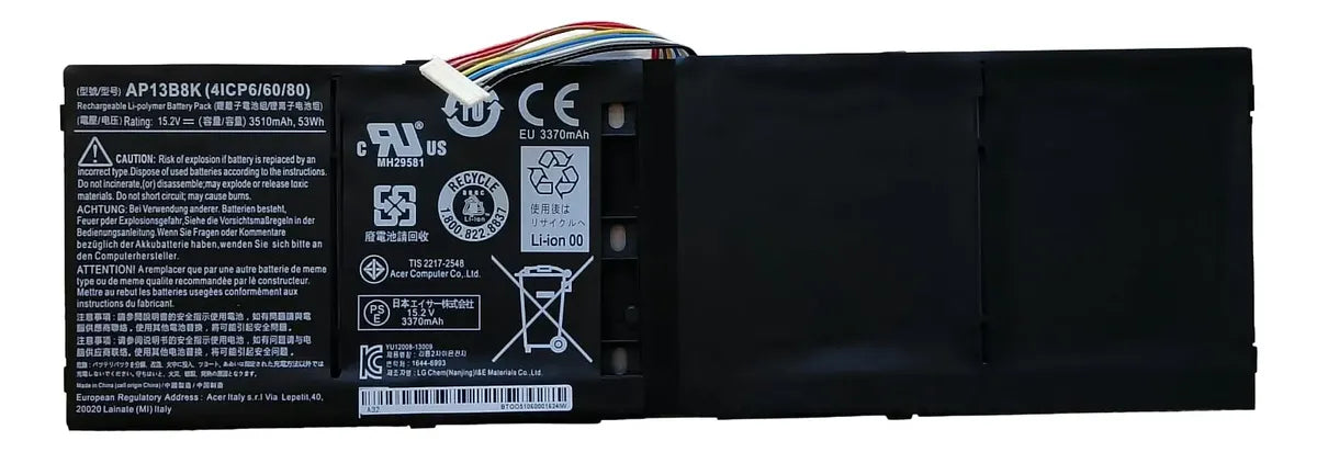 BATERIA AP13B8K Acer Aspire V5 M5-583P V5-572P V5-572G 4ICP6/60/78
