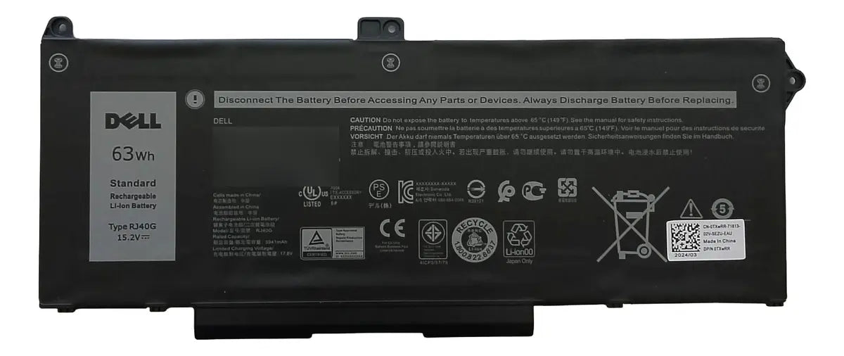 BATERIA ORIGINAL RJ40G Dell Latitude 15 5520 14 5420 Precision 15 3560 M033W