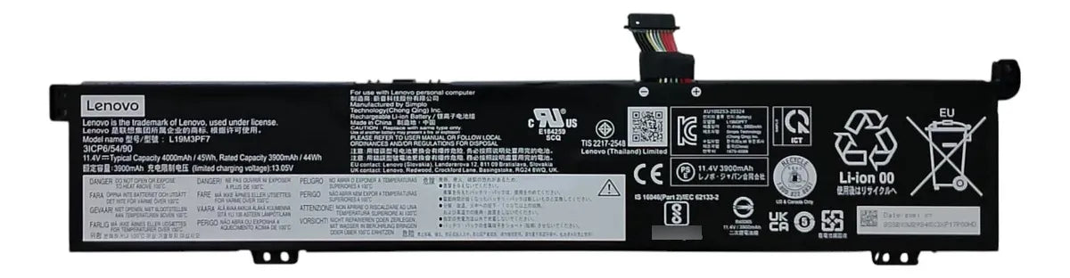 BATERIA ORIGINAL L19M3PF7 LENOVO IDEAPAD CREATOR 5-15IMH05 L19L3PF3 L19D3PF4