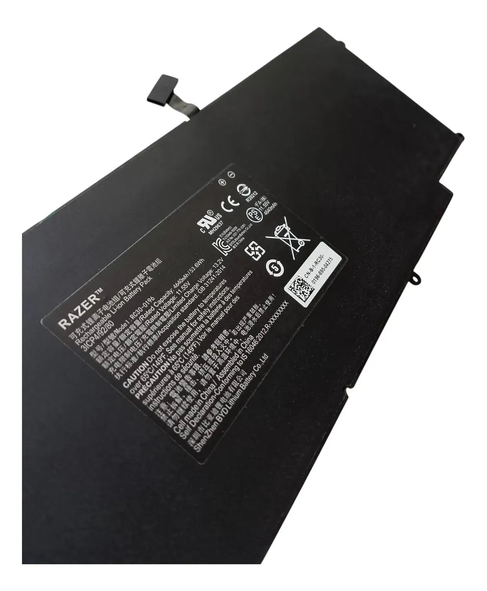 BATERIA ORIGINAL RC30-0196 Razer Blade Stealth RZ09-01962W10 RZ09-0196