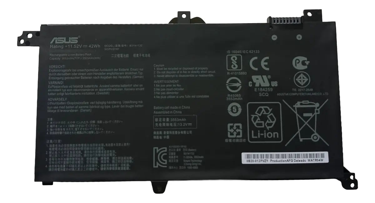 BATERIA ORIGINAL B31N1732 Asus VivoBook S430FA S430FN S430UA