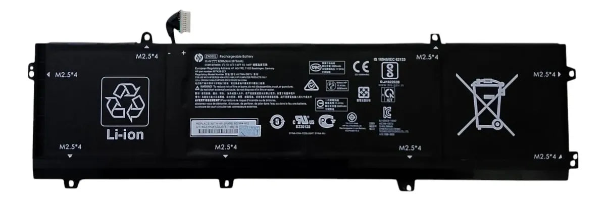 BATERIA ORIGINAL ZN08XL HP ZBOOK STUDIO G3 G4 HSTNN-DB7U 907428-2C1